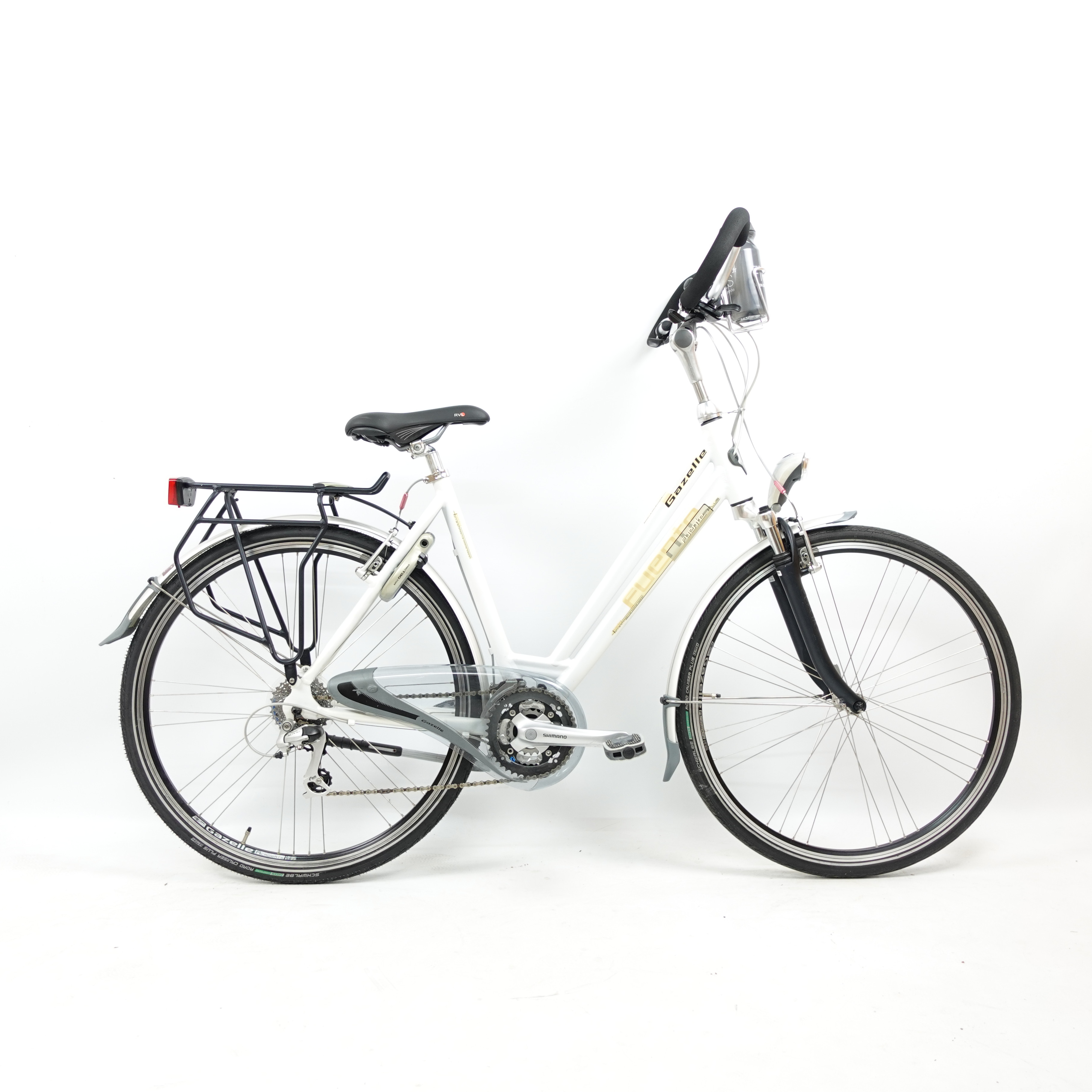 Reconditionné - Vélo de Randonnée - Gazelle Fuente Plus Blanc - Très bon