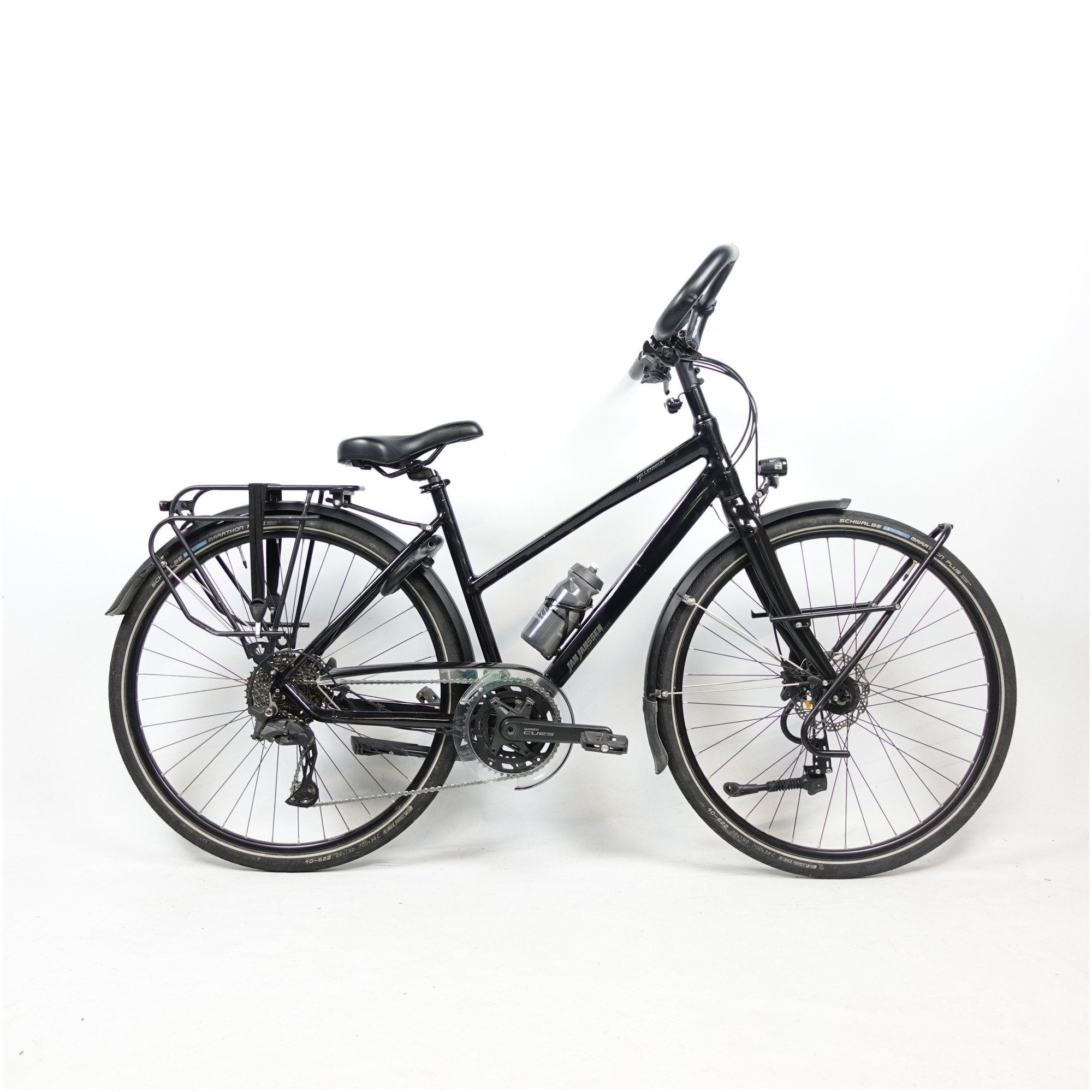 Reconditionné - Vélo de voyage - Jan Janssen Millenium Mixte Noir - Taille S - Très bon